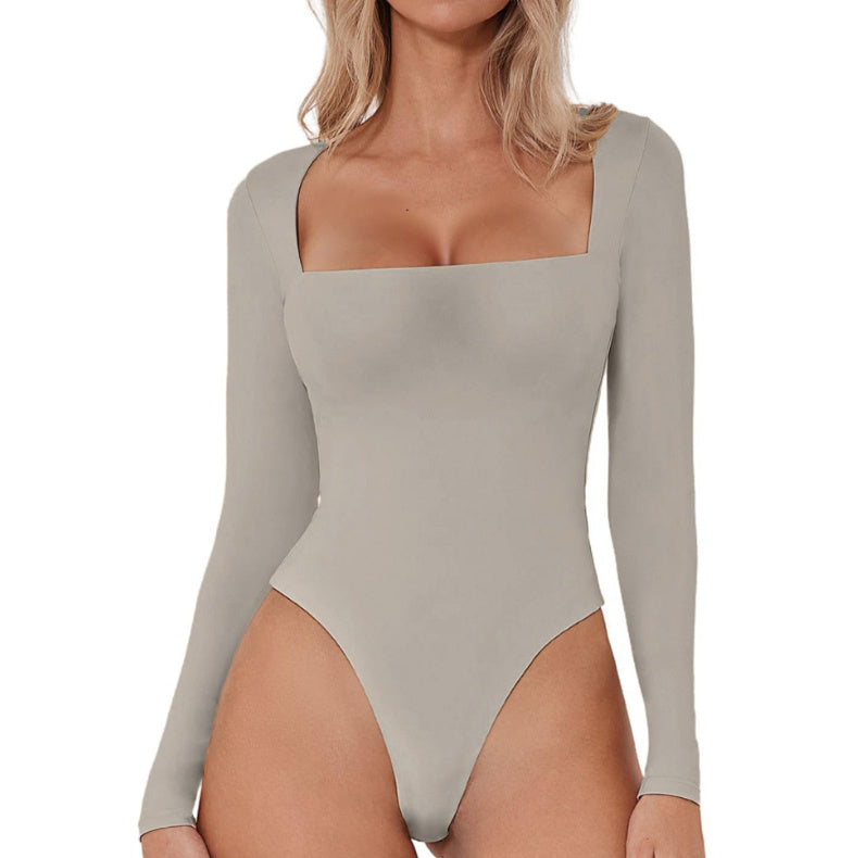 Contour™ Square Neck Long Sleeve Shaping Bodysuit