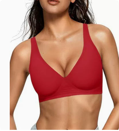ContourSupport™ Deep-V seamless wireless Push-up Bra
