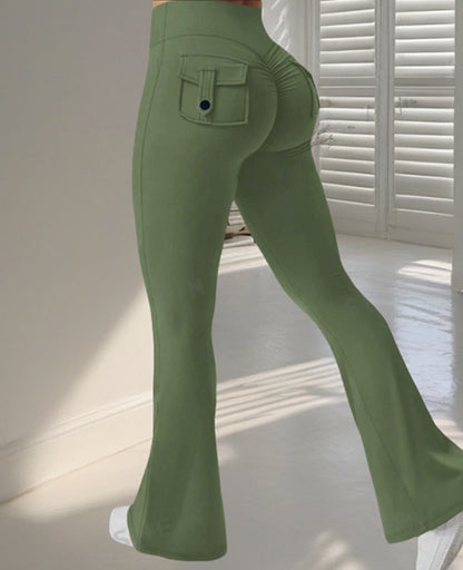 ContourLift™ Flare Butt-Lifting Yoga Leggings with Pockets