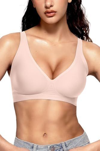 ContourSupport™ Deep-V seamless wireless Push-up Bra