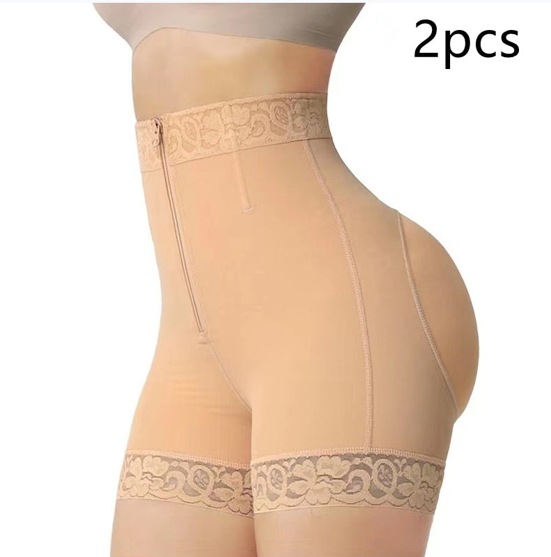 ContourLift™   tummy control BBL Shorts with zipper opening