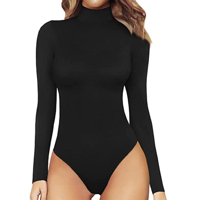 Contour™ Turtle Neck Long Sleeve Bodysuit Jumpsuit
