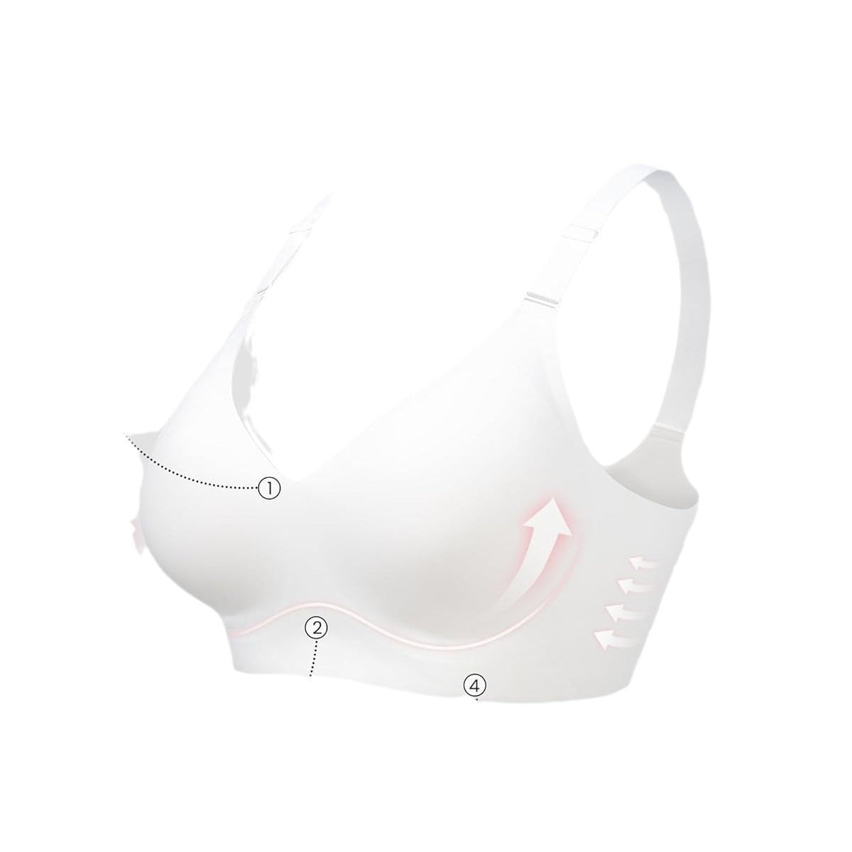 ContourSupport™ Wireless Full-Coverage Bra with Lightweight Moulded Cups