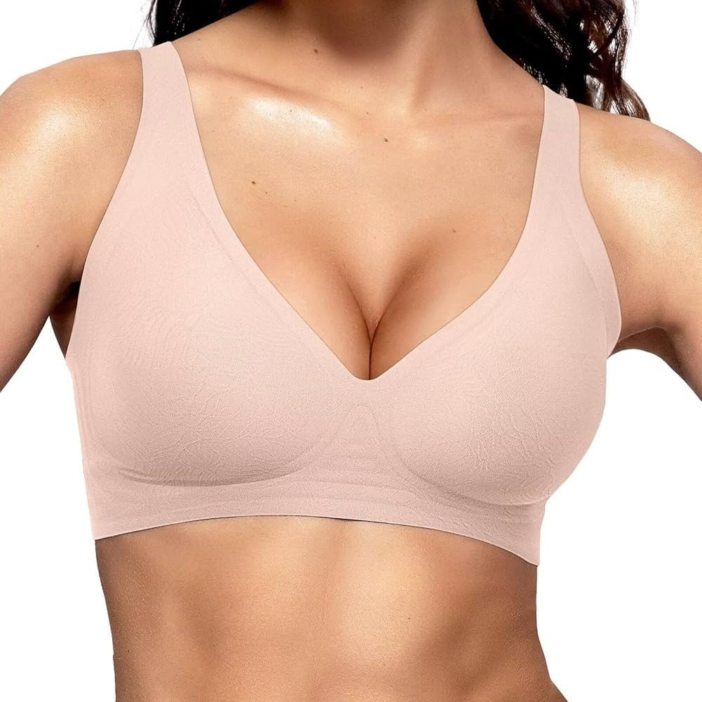 ContourSupport™ Deep-V seamless wireless Push-up Bra