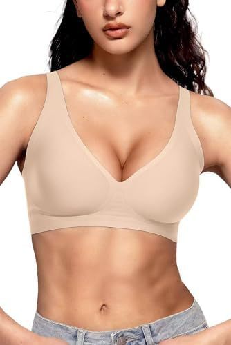 ContourSupport™ Deep-V seamless wireless Push-up Bra