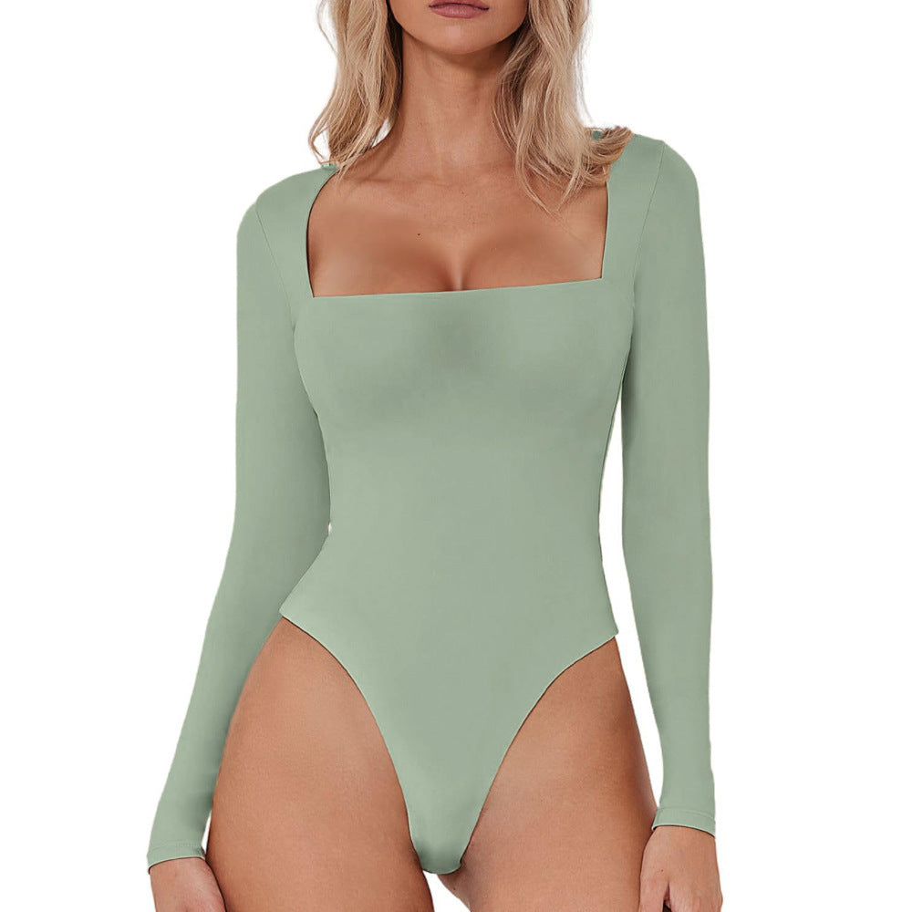 Contour™ Square Neck Long Sleeve Shaping Bodysuit