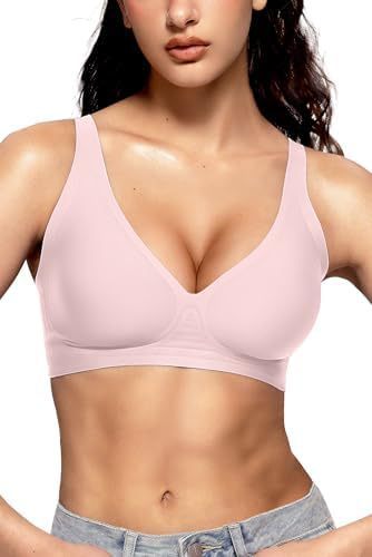 ContourSupport™ Deep-V seamless wireless Push-up Bra