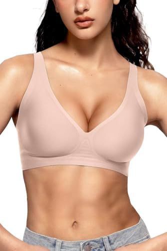 ContourSupport™ Deep-V seamless wireless Push-up Bra