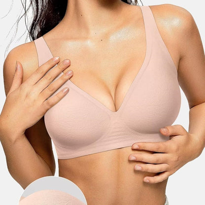 ContourSupport™ Deep-V seamless wireless Push-up Bra