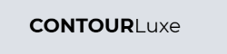 Logo of ContourLuxe on a light gray background