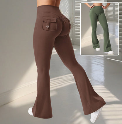 ContourLift™ Flare Butt-Lifting Yoga Leggings with Pockets