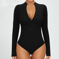 Contour™ Deep V Neckline Sexy Bodysuit Top