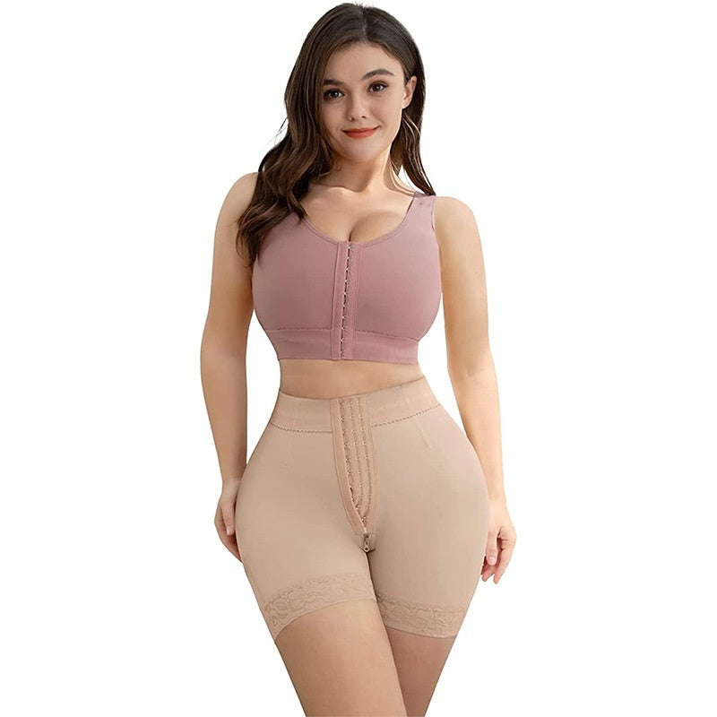 ContourLift™   tummy control BBL Shorts with zipper opening