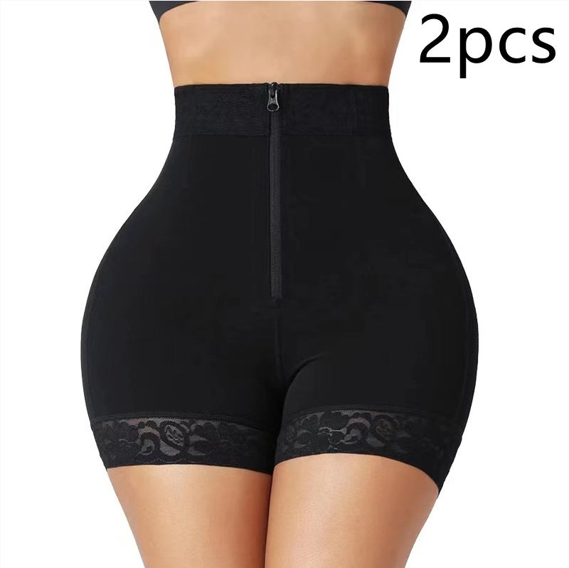 ContourLift™   tummy control BBL Shorts with zipper opening