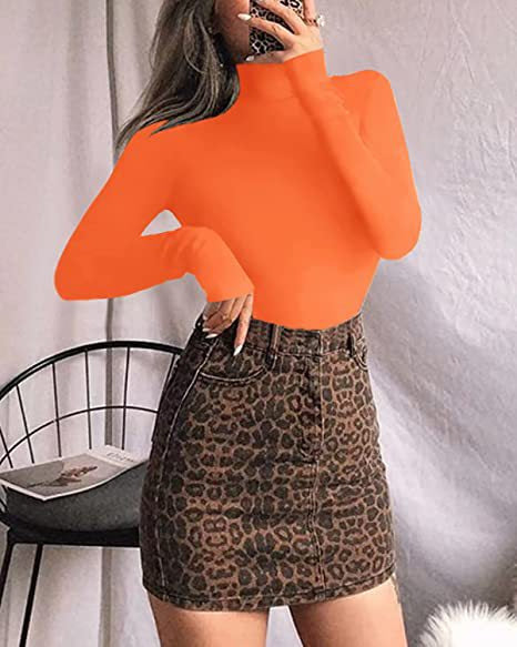 Contour™ Turtle Neck Long Sleeve Bodysuit Jumpsuit