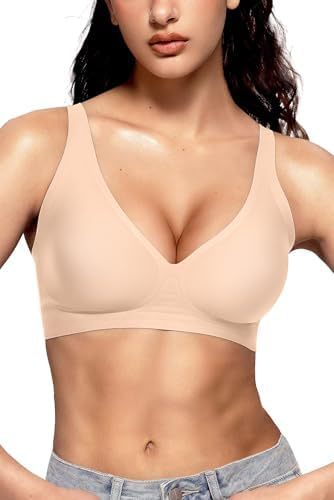 ContourSupport™ Deep-V seamless wireless Push-up Bra