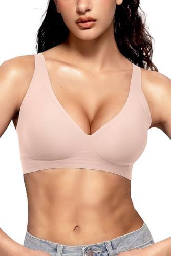 ContourSupport™ Deep-V seamless wireless Push-up Bra