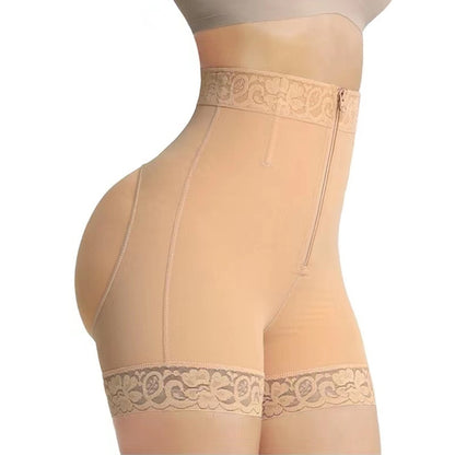 ContourLift™   tummy control BBL Shorts with zipper opening